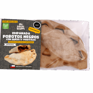 Empanada vegana queso y porotos negros