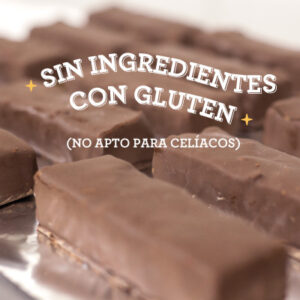 Sin ingredientes con gluten (no apto para celíacos)